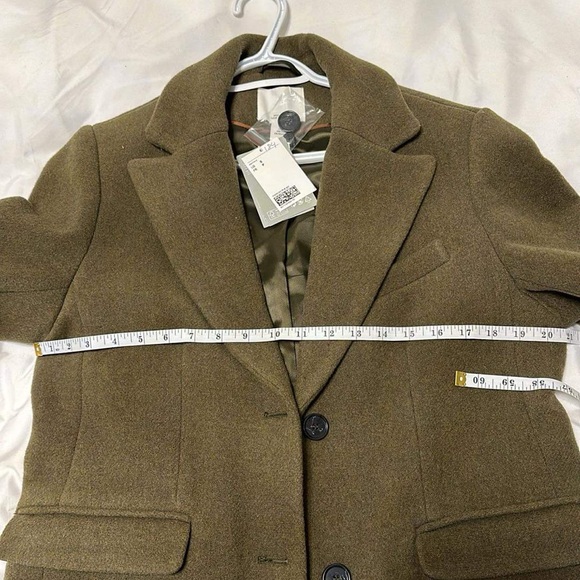 COPY - Olive green trench coat - Picture 2 of 5